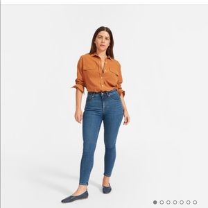 Everlane Curvy Authentic High Rise Skinny Jeans